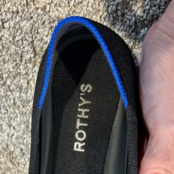 🖤EUC Rothy’s Black Women's Ballet Flats in Size 9 - Picture 8 of 11
